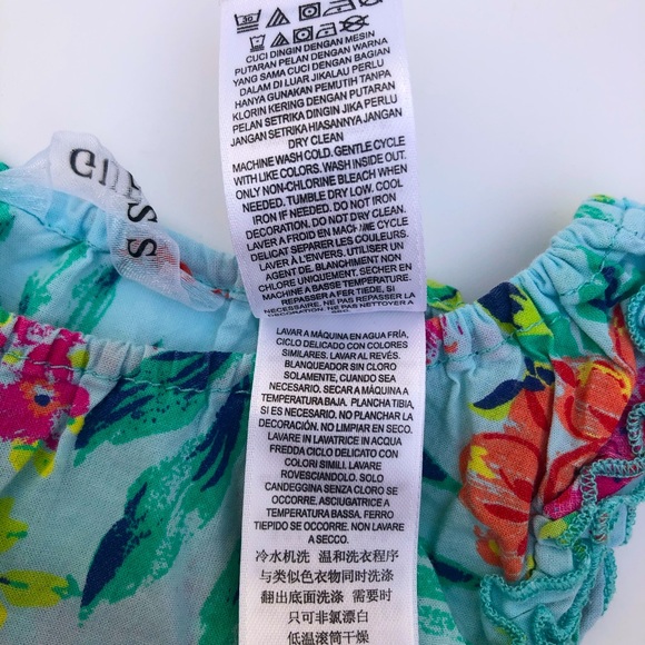 Guess Baby 6-9 Month Girls Floral Tank Top - Picture 3 of 3